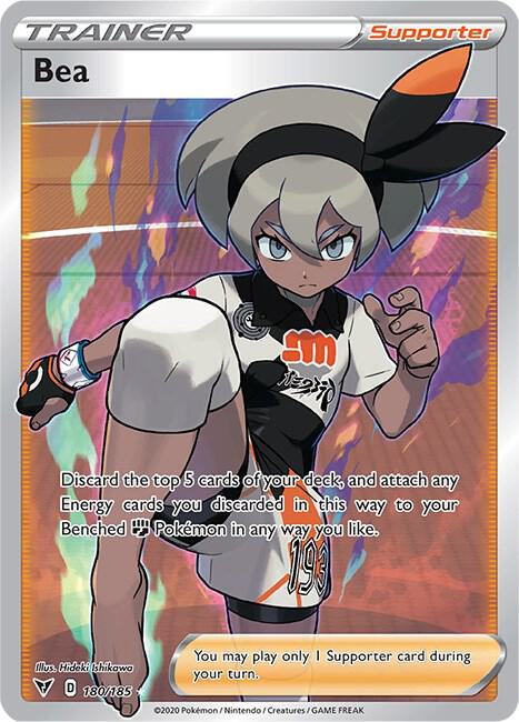 Bea (Full Art) | SWSH04: Vivid Voltage #180/185