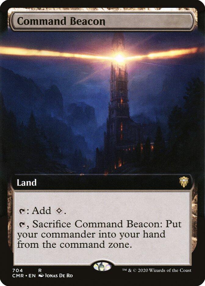 Command Beacon (Extended Art) | Commander Legends #704