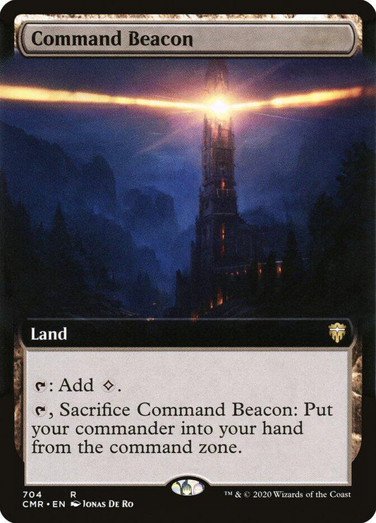 Command Beacon (Extended Art) | Commander Legends #704