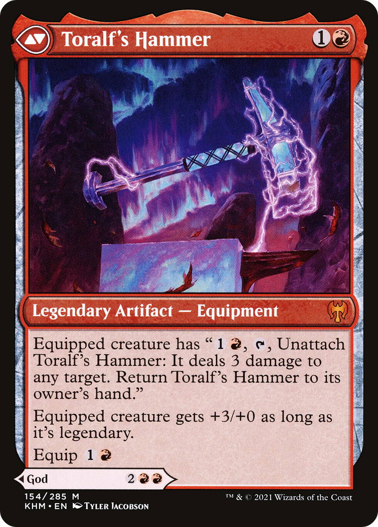 Toralf, God of Fury // Toralf's Hammer | Kaldheim #154
