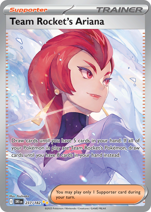 Team Rocket's Ariana | Destined Rivals #237 [holofoil]