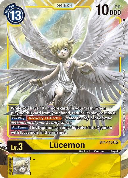 Lucemon (Alternate Art) | Great Legend #BT4-115 SEC