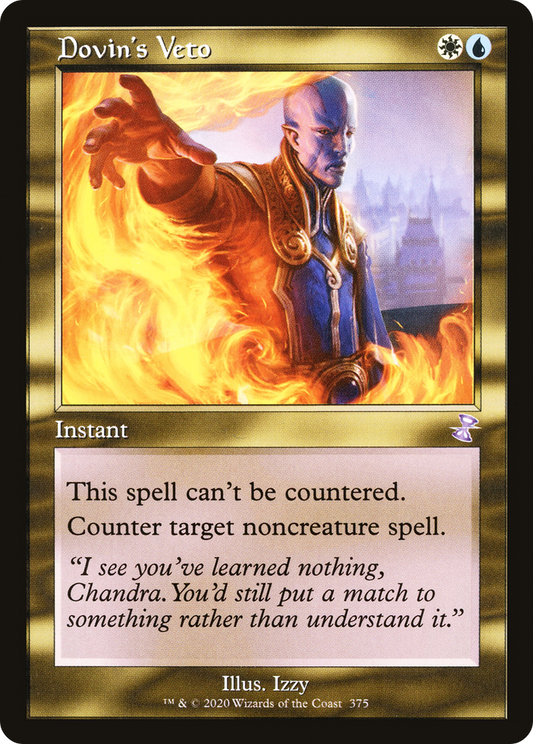 Dovin's Veto | Time Spiral Remastered #375 [foil]