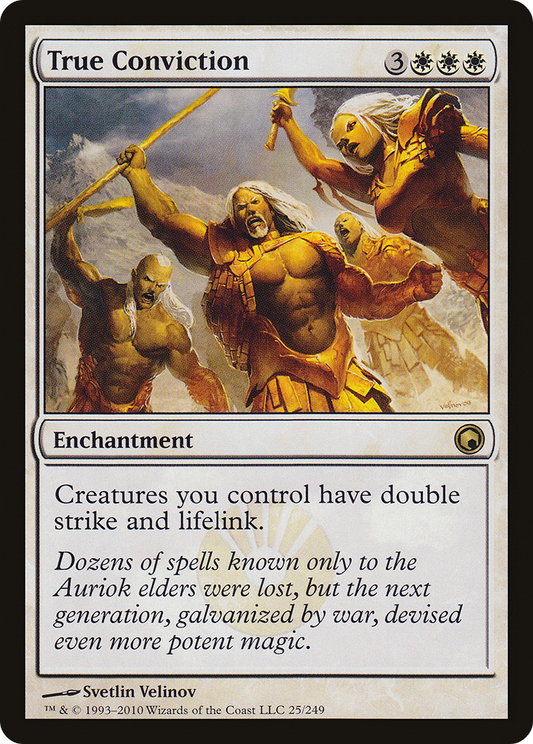 True Conviction | Scars of Mirrodin #25 [foil]