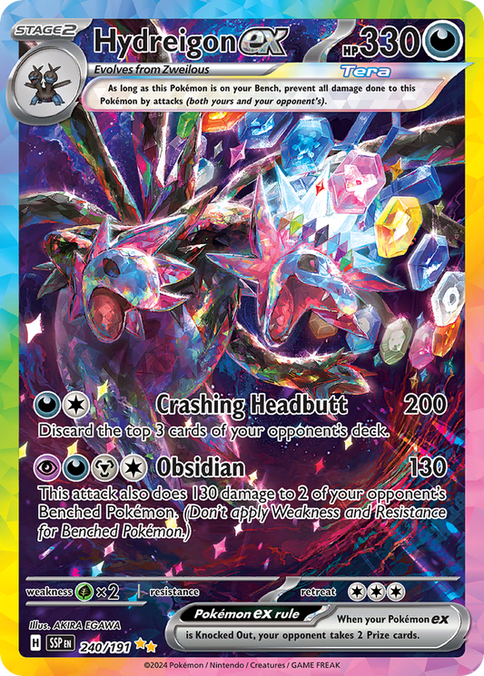 Hydreigon ex | Surging Sparks #240 [holofoil]