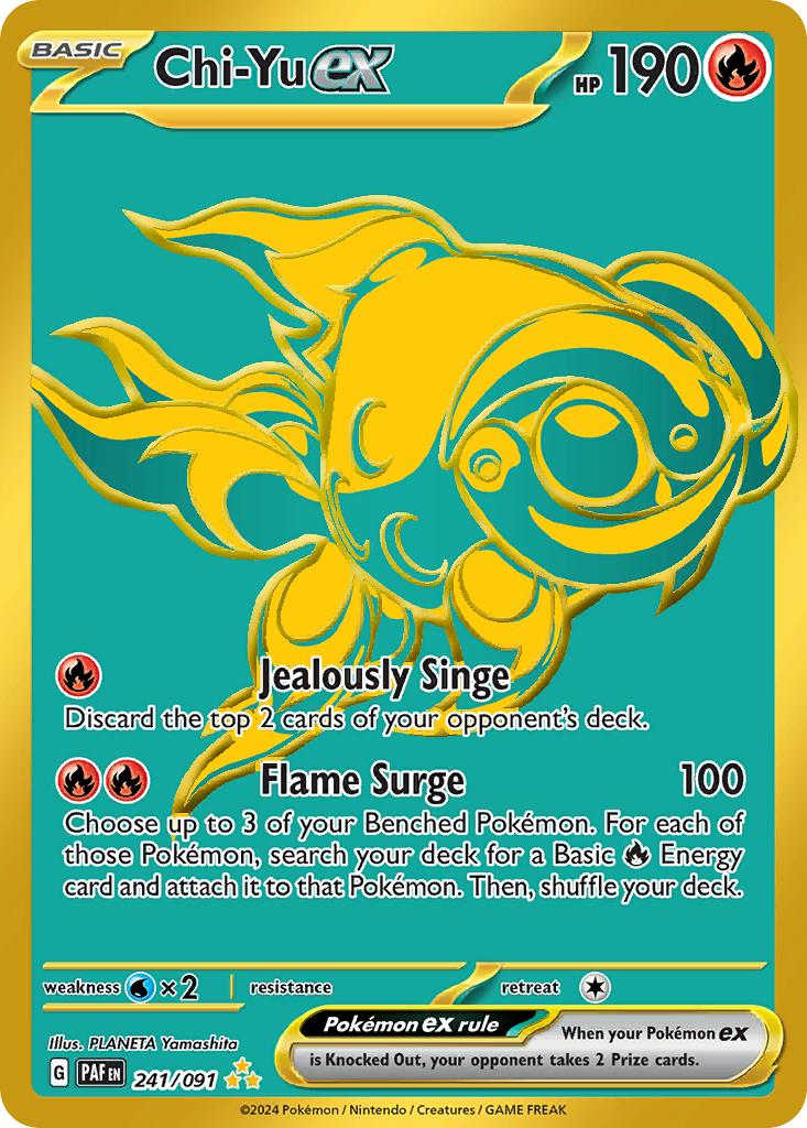 Chi-Yu ex | Paldean Fates #241 [holofoil]
