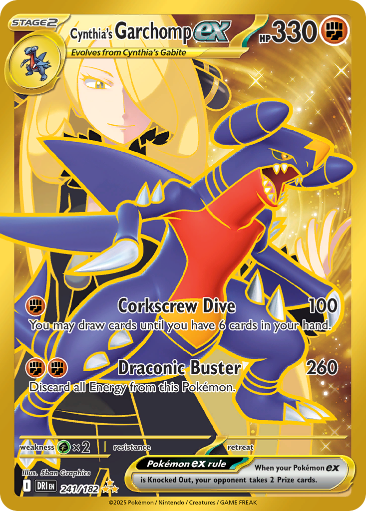 Cynthia's Garchomp ex | Destined Rivals #241 [holofoil]