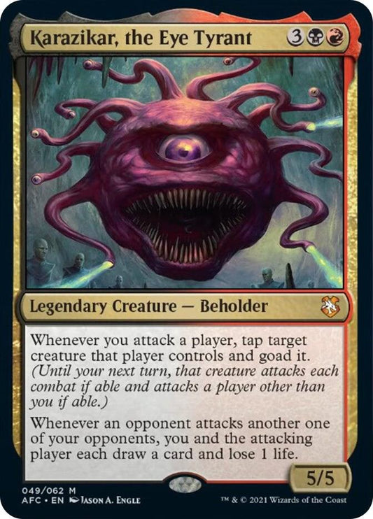 Karazikar, the Eye Tyrant | Commander: Adventures in the Forgotten Realms #49