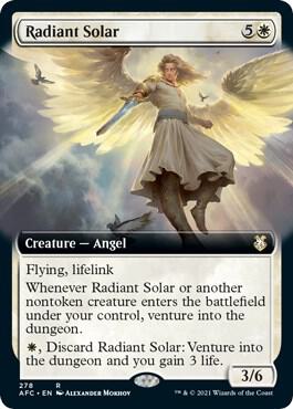 Radiant Solar (Extended Art) | Commander: Adventures in the Forgotten Realms #278