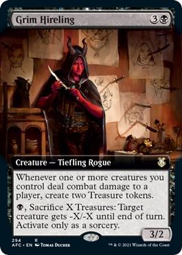 Grim Hireling (Extended Art) | Commander: Adventures in the Forgotten Realms #294
