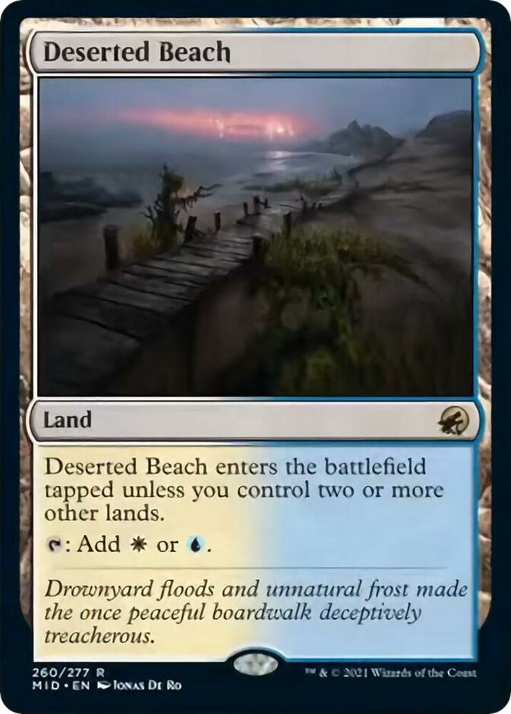 Deserted Beach | Innistrad: Midnight Hunt #260