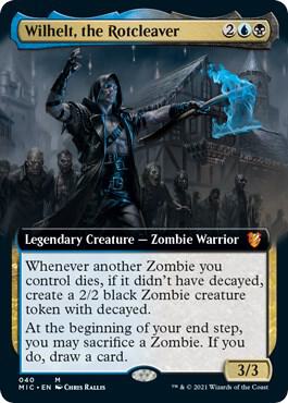 Wilhelt, the Rotcleaver (Extended Art) | Commander: Innistrad: Midnight Hunt #40