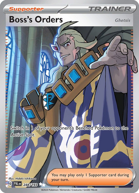 Boss's Orders (Ghetsis) | Paldea Evolved #248 [holofoil]