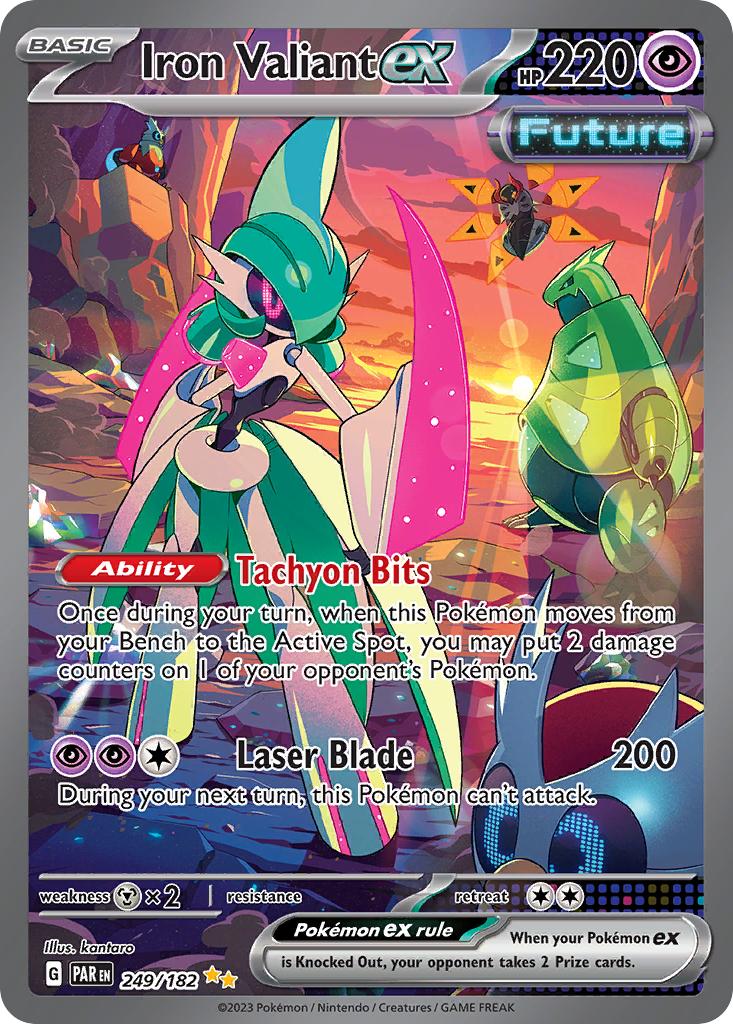 Iron Valiant ex | Paradox Rift #249 [holofoil]
