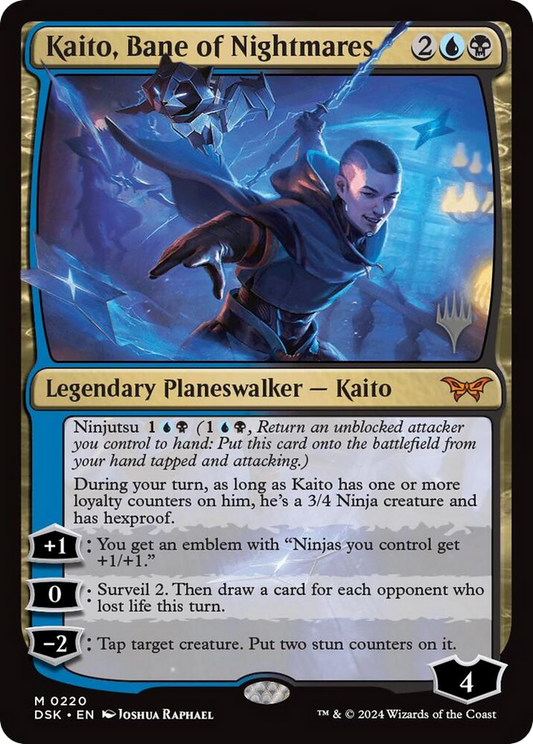 Kaito, Bane of Nightmares | Duskmourn: House of Horror Promos #220p