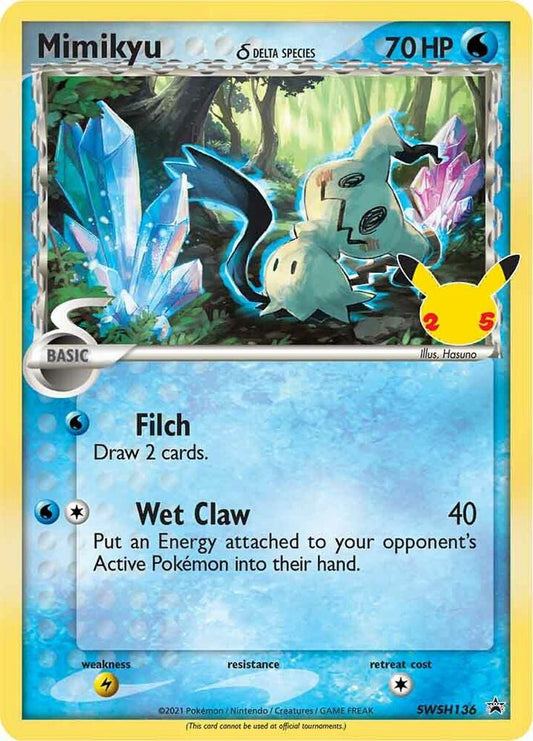 Mimikyu (Delta Species) - SWSH136 | SWSH: Sword & Shield Promo Cards #SWSH136