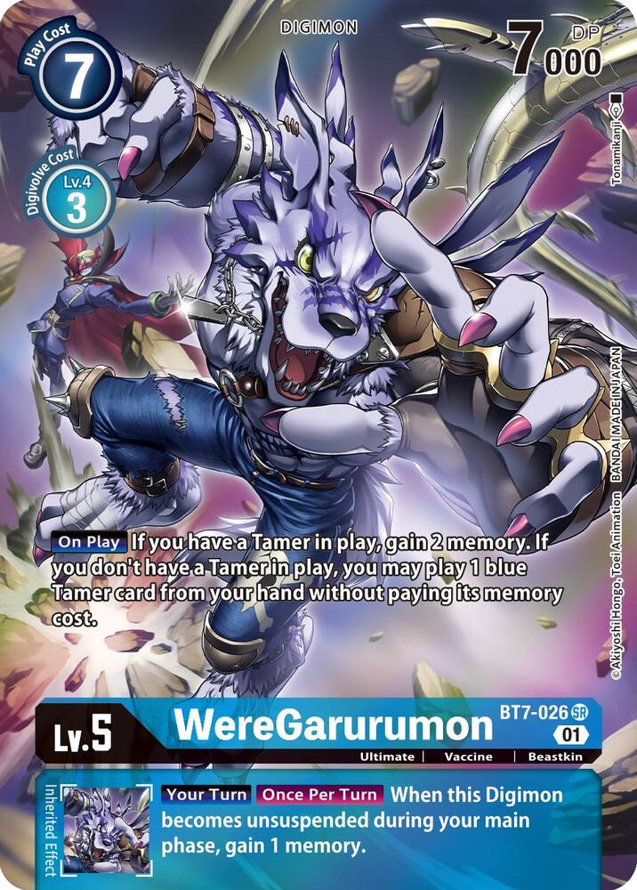 WereGarurumon (Alternate Art) | Next Adventure #BT7-026 SR