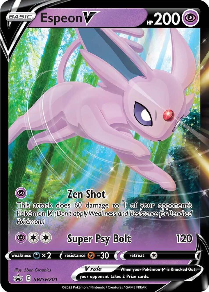 Espeon V - SWSH201 | SWSH: Sword & Shield Promo Cards #SWSH201