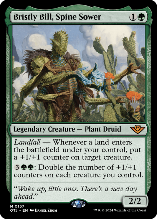 Bristly Bill, Spine Sower | Outlaws of Thunder Junction Promos #157p