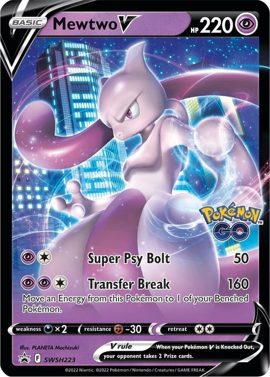 Mewtwo V - SWSH223 | SWSH: Sword & Shield Promo Cards #SWSH223