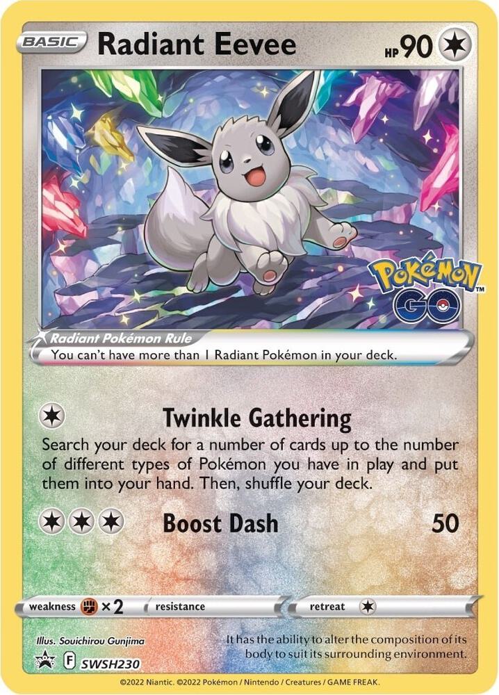 Radiant Eevee - SWSH230 | SWSH: Sword & Shield Promo Cards #SWSH230