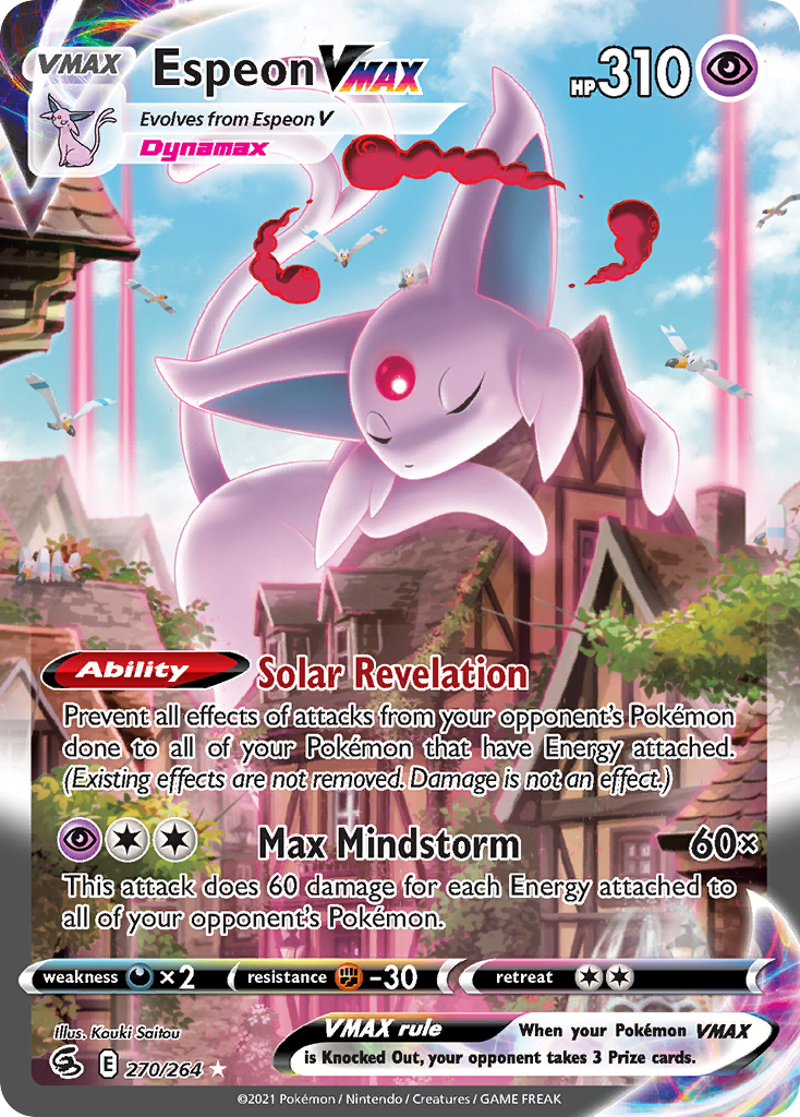 Espeon VMAX | Fusion Strike #270 [holofoil]
