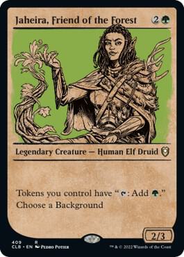 Jaheira, Friend of the Forest (Showcase) | Commander Legends: Battle for Baldur's Gate #409