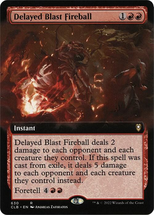 Delayed Blast Fireball (Extended Art) | Commander Legends: Battle for Baldur's Gate #630