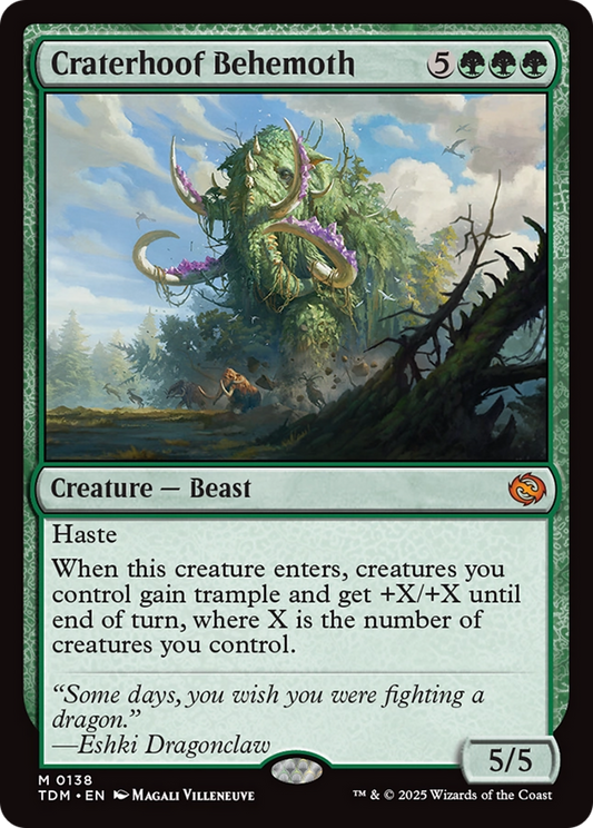 Craterhoof Behemoth | Tarkir: Dragonstorm #138