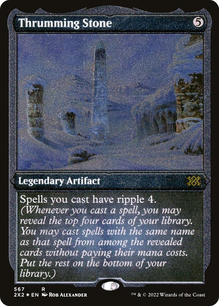 Thrumming Stone (Foil Etched) | Double Masters 2022 #567