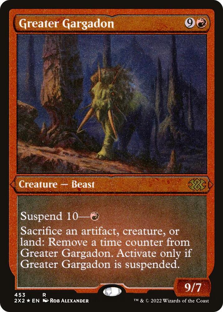 Greater Gargadon (Foil Etched) | Double Masters 2022 #453