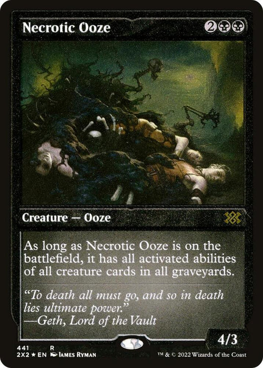 Necrotic Ooze (Foil Etched) | Double Masters 2022 #441