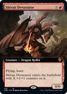 Shivan Devastator (Extended Art) | Dominaria United #410