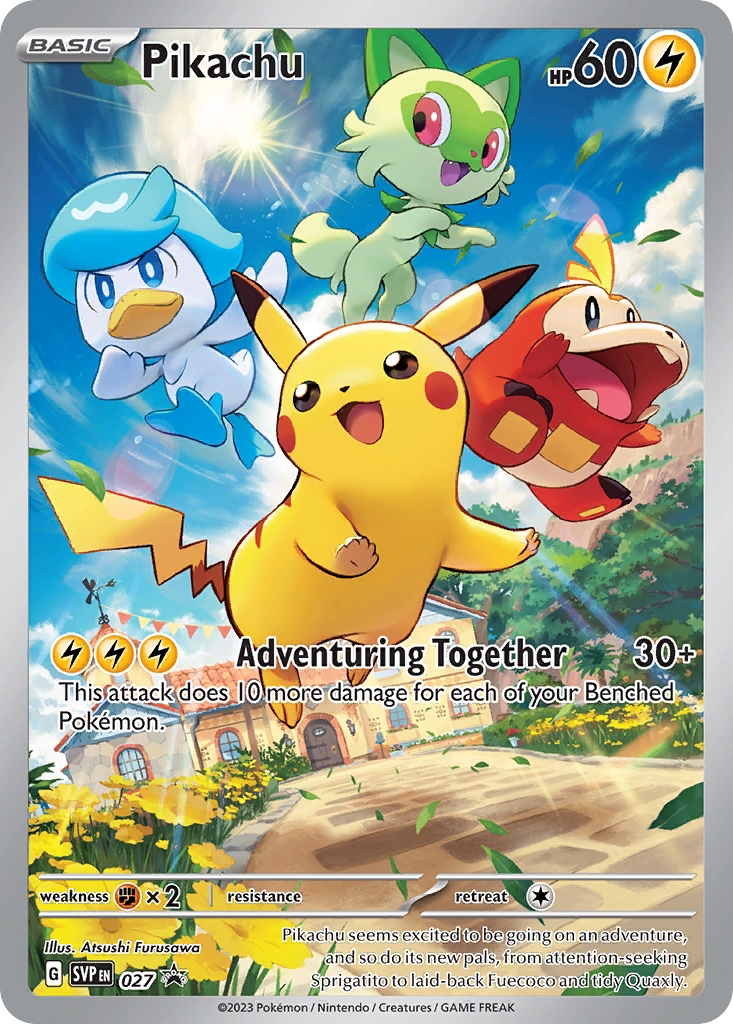 Pikachu | Scarlet & Violet Black Star Promos #27 [holofoil]