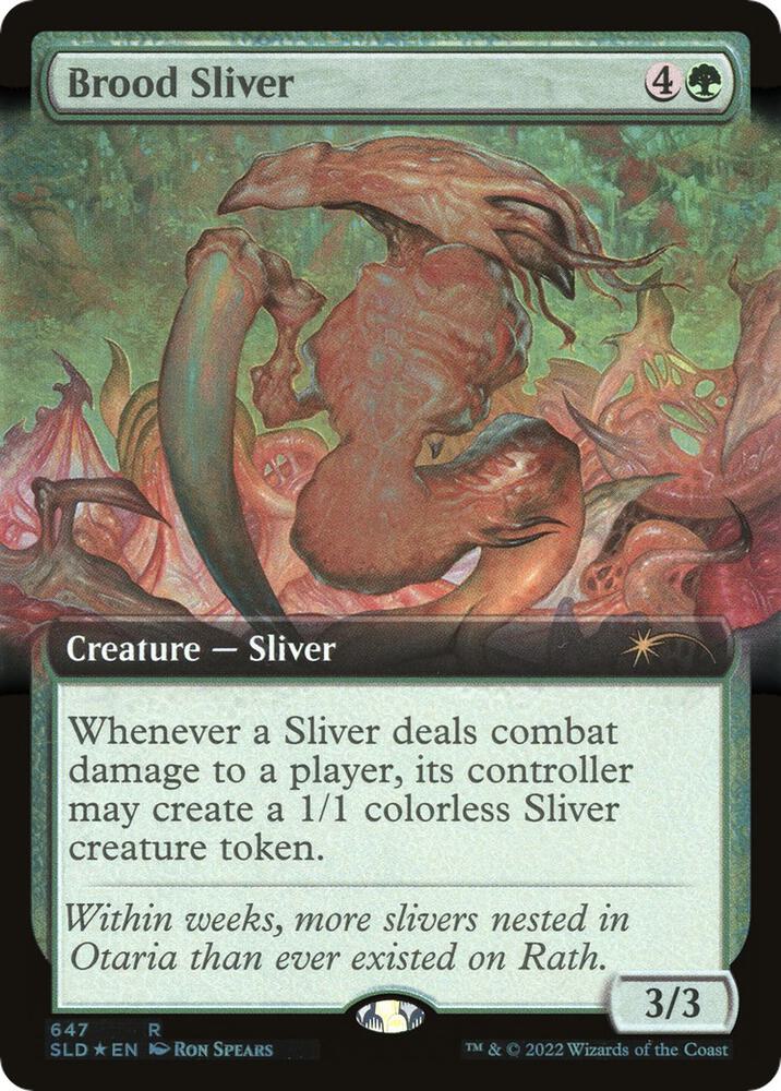 Brood Sliver (Extended Art) | Secret Lair Drop Series #647