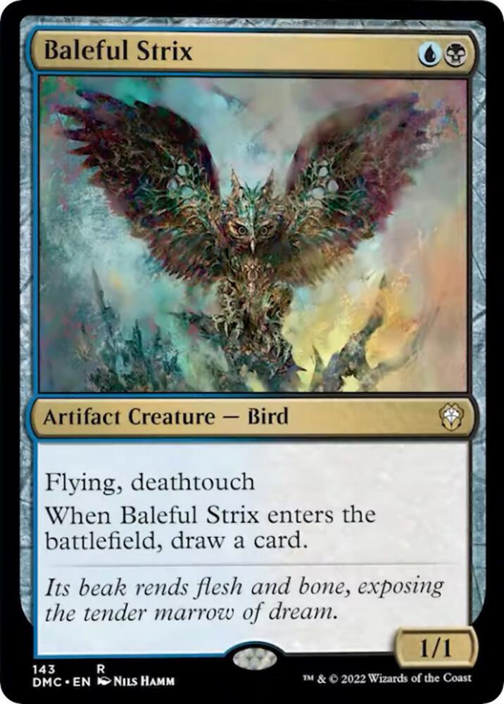 Baleful Strix | Commander: Dominaria United #143