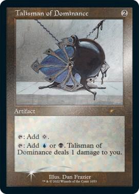 Talisman of Dominance (Retro Frame) (Foil Etched) | Secret Lair Drop Series #1053