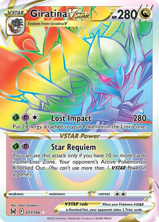 Giratina VSTAR (201) (Secret) | SWSH11: Lost Origin #201/196