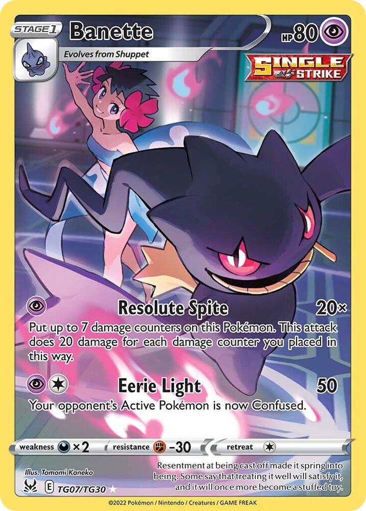 Banette | SWSH11: Lost Origin Trainer Gallery #TG07/TG30