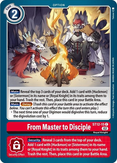 From Master to Disciple | Starter Deck 12: Jesmon #ST12-15 C