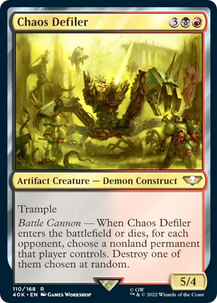 Chaos Defiler (Surge Foil) | Universes Beyond: Warhammer 40,000 #110