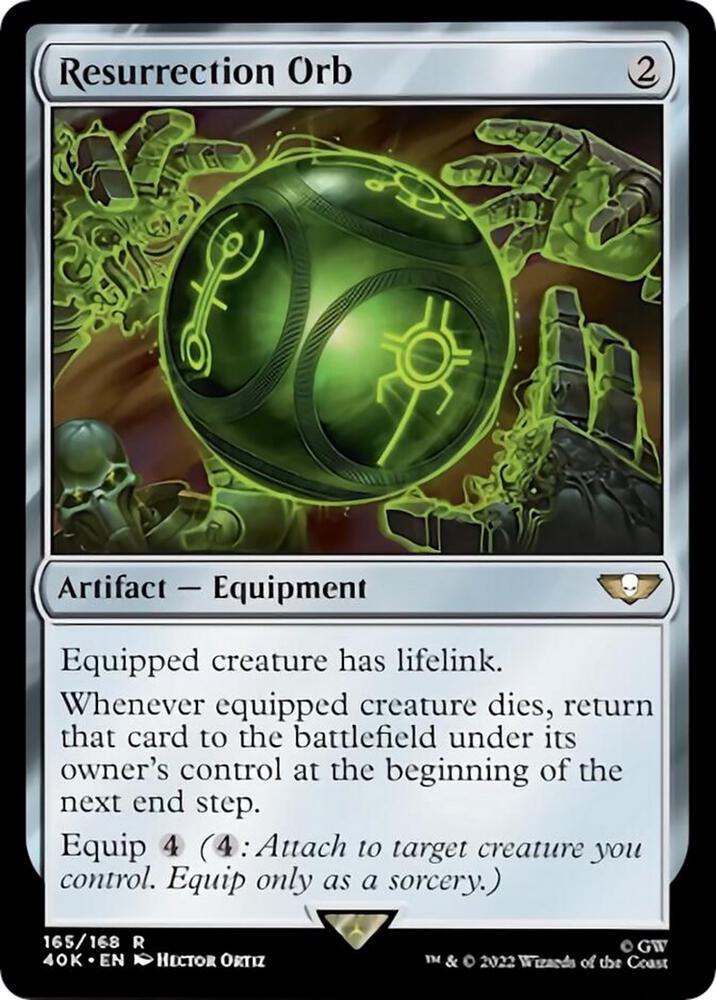 Resurrection Orb (Surge Foil) | Universes Beyond: Warhammer 40,000 #165
