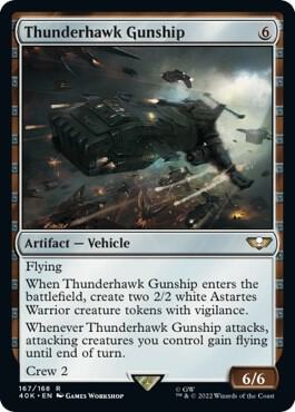 Thunderhawk Gunship (Surge Foil) | Universes Beyond: Warhammer 40,000 #167
