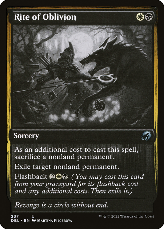 Rite of Oblivion | Innistrad: Double Feature #237 [foil]