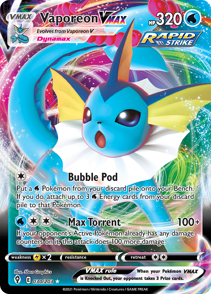 Vaporeon VMAX | Evolving Skies #30 [holofoil]