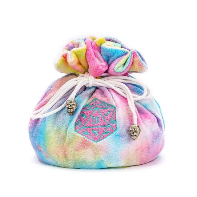Flannel Drawstring Dice Bag