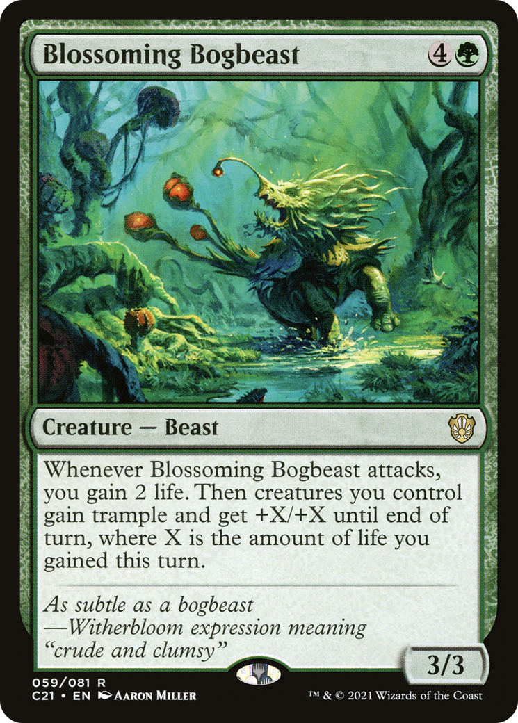 Blossoming Bogbeast | Commander 2021 #59
