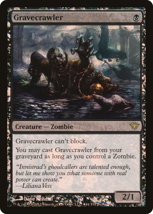 Gravecrawler | Dark Ascension Promos #64s [foil]