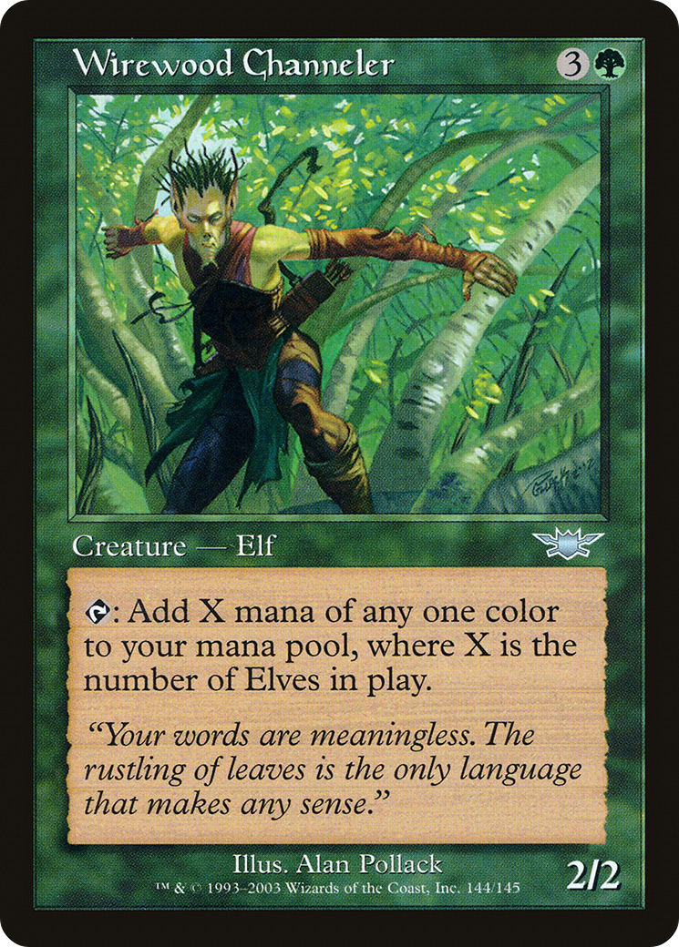 Wirewood Channeler | Legions #144 [foil]