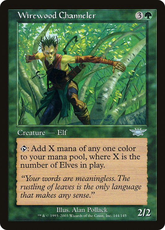 Wirewood Channeler | Legions #144 [foil]